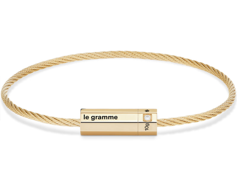 octagon cable bracelet 10g